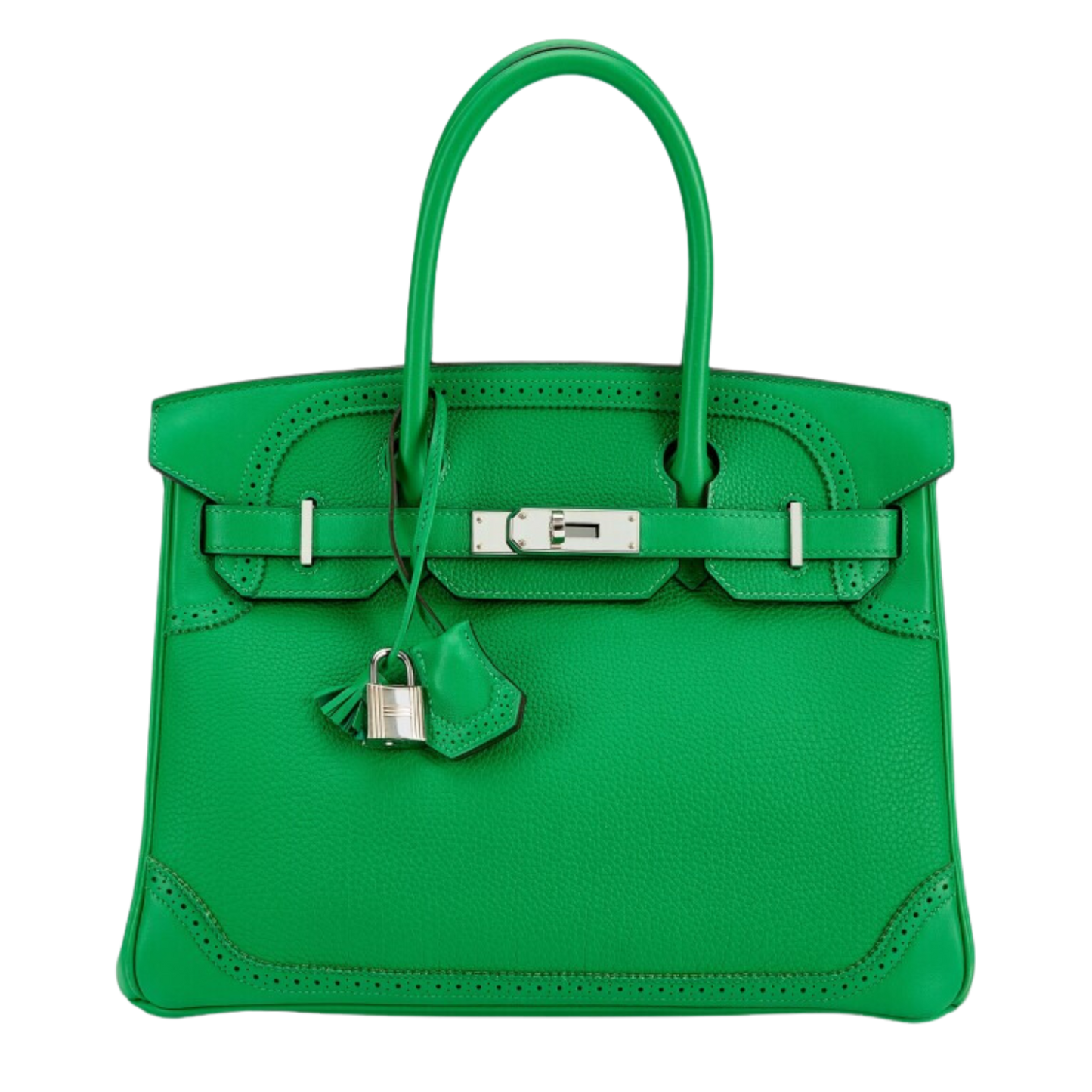 Hermes Birkin 30 Ghillies Bambou Togo & Swift Ghillies Leather