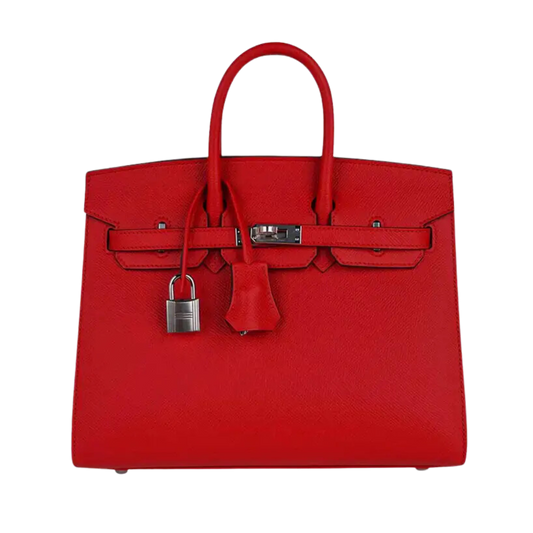 Hermes Birkin 25 Sellier Rouge de Couer Epsom Leather