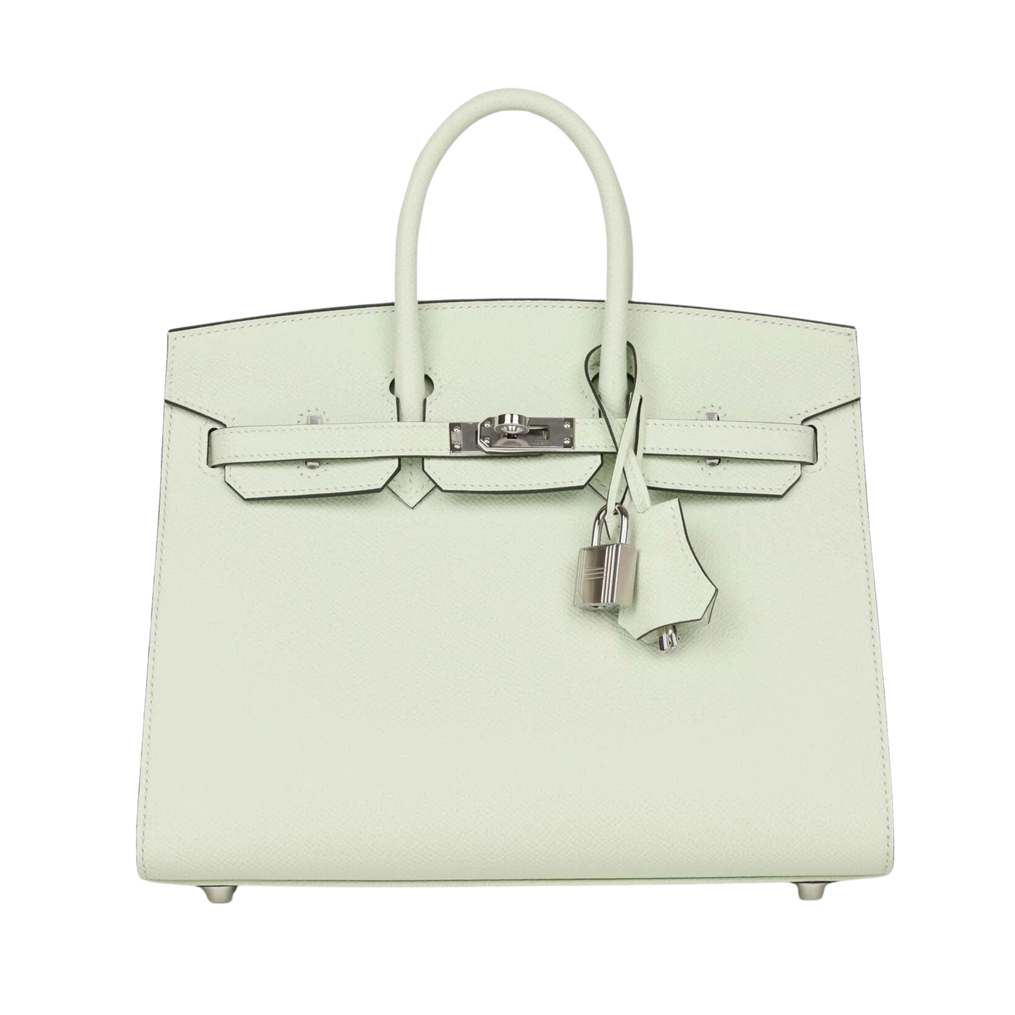 Hermes Birkin 25 Sellier Vert Fizz Epsom Leather
