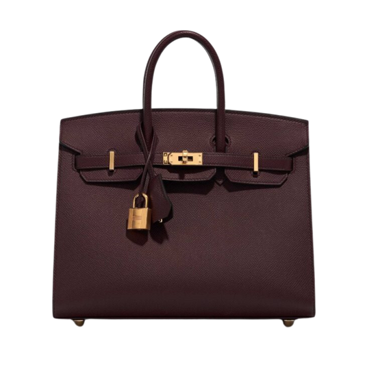 Hermes Birkin 25 Sellier Rouge Sellier Epsom Leather