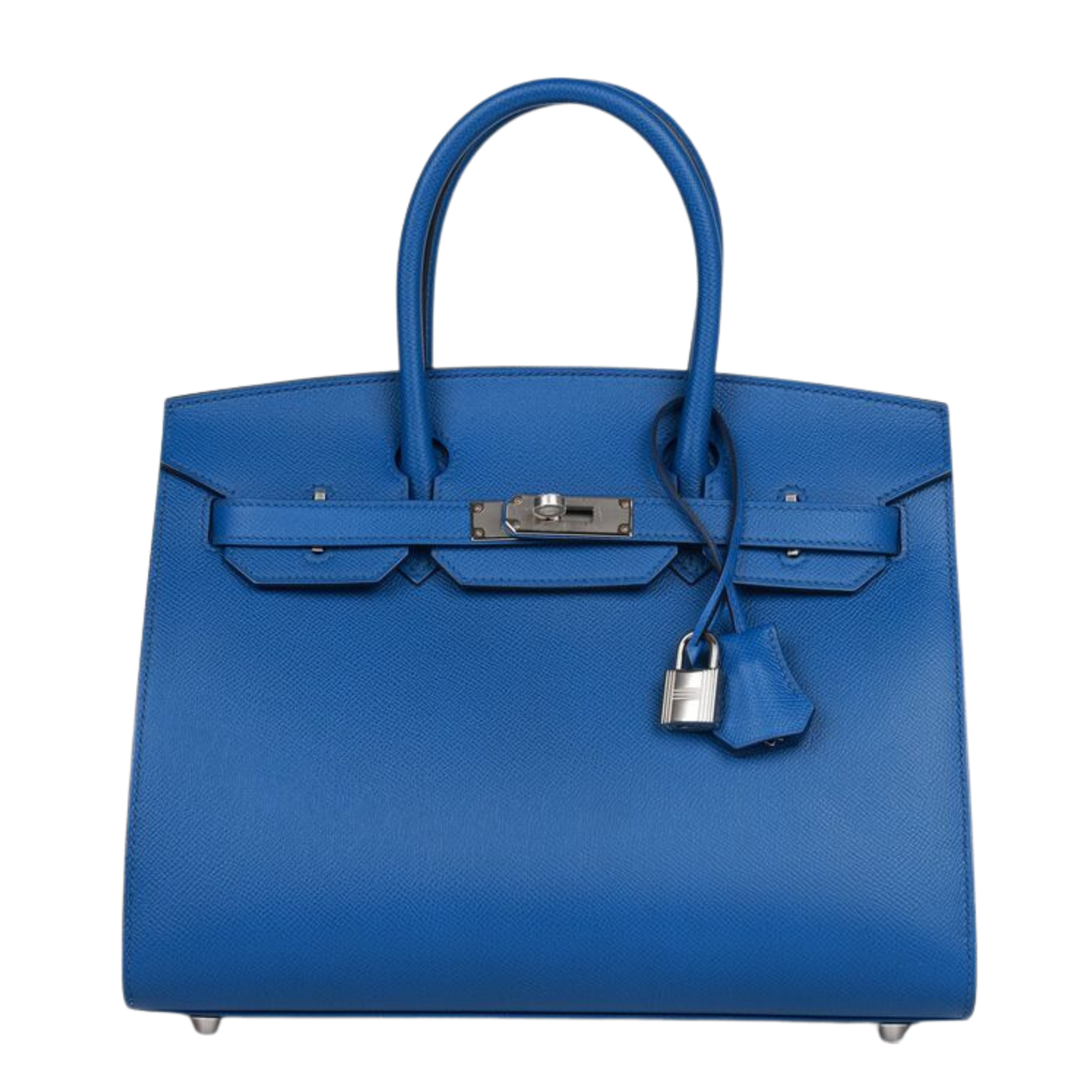 Hermes Birkin 30 Sellier Bleu France Epsom Leather