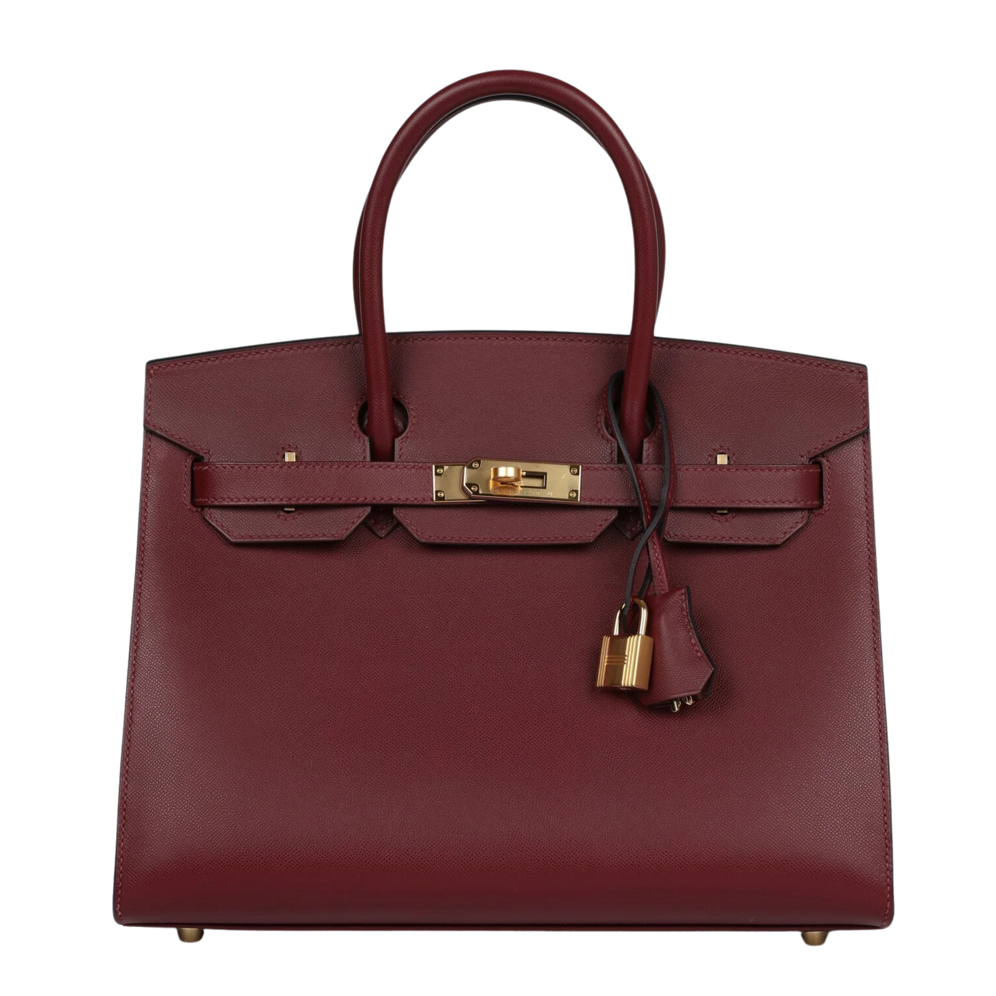 Hermes Birkin 30 Sellier Rouge H Madame Leather