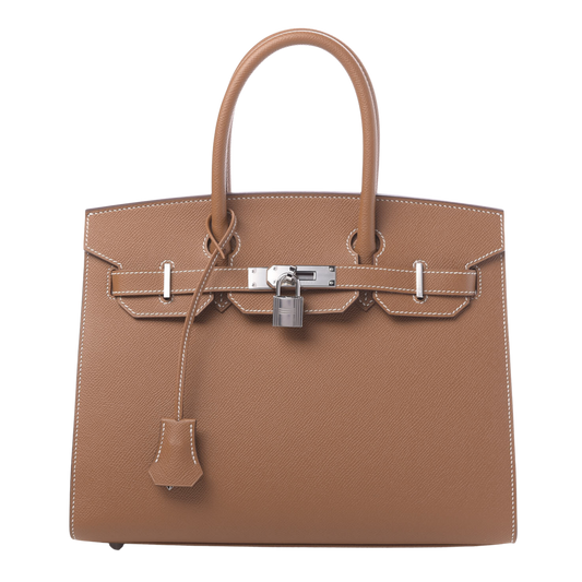 Hermes Birkin 30 Sellier Gold Madame Leather
