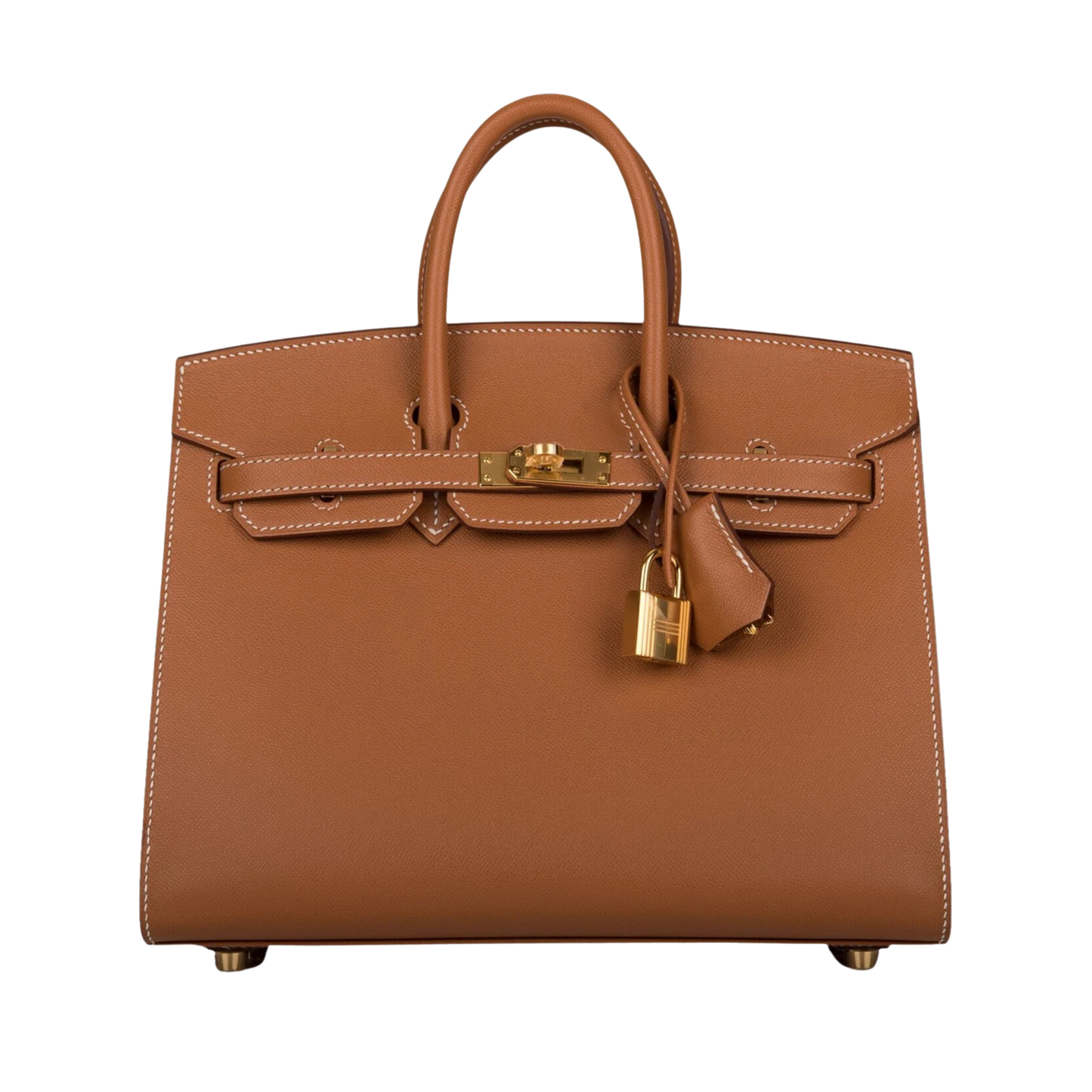 Hermes Birkin 25 Sellier Gold Madame Leather