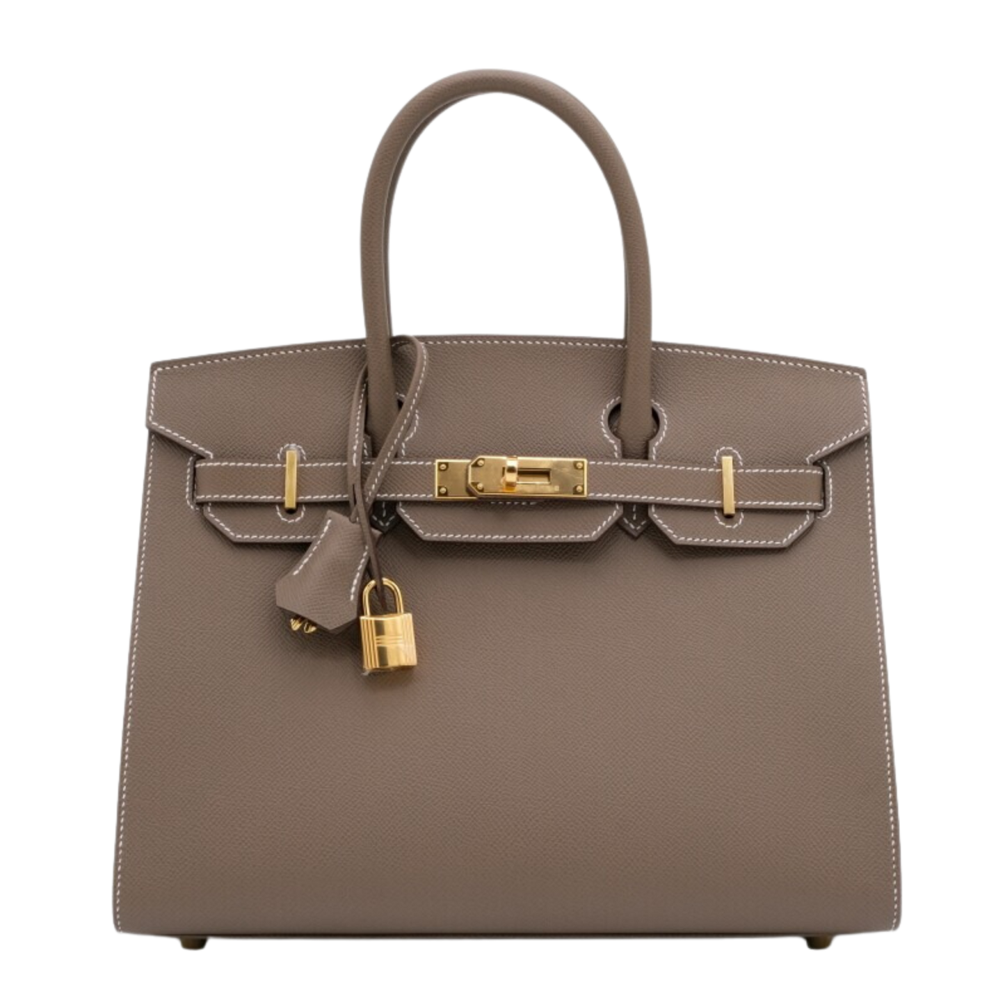 Hermes Birkin 30 Sellier Etoupe Epsom Leather