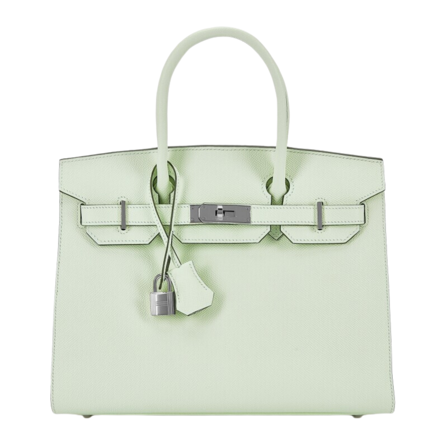 Hermes Birkin 30 Sellier Vert Fizz Epsom Leather
