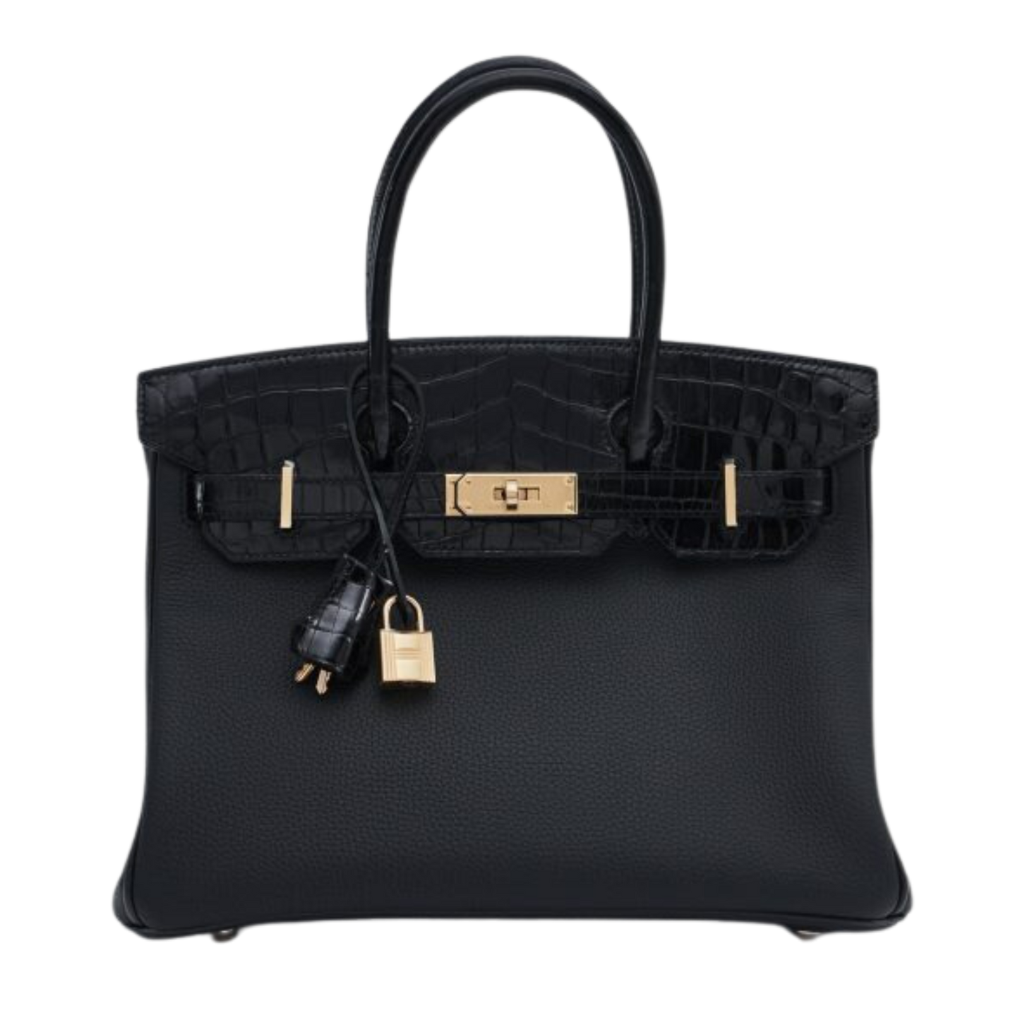 Hermes Birkin 30 Touch Noir Niloticus Crocodile & Togo Leather