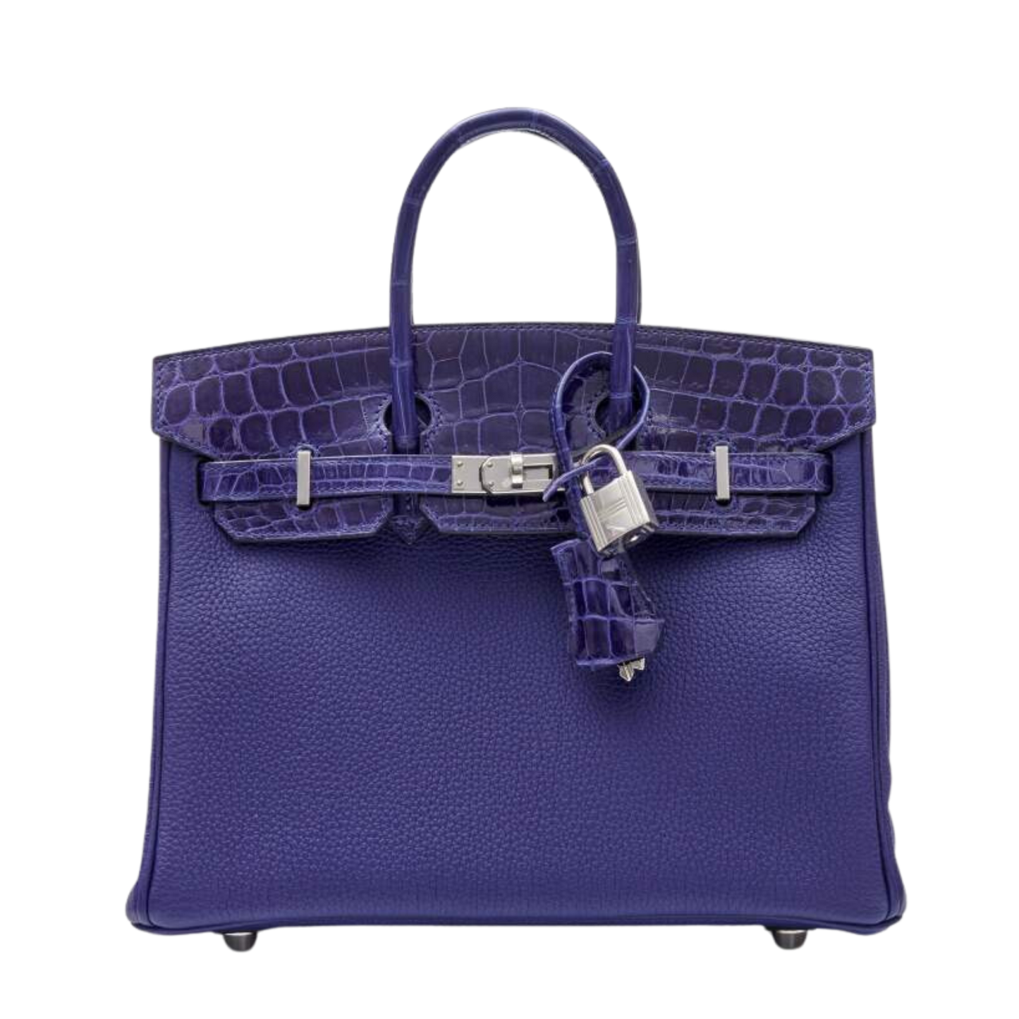 Hermes Birkin 30 Touch Bleu Encre Niloticus Crocodile & Togo Leather
