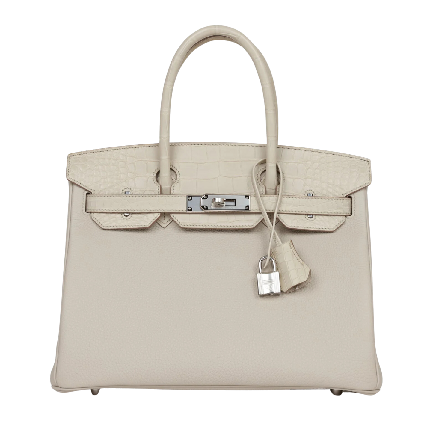 Hermes Birkin 30 Touch Beton Matte Alligator & Togo Leather
