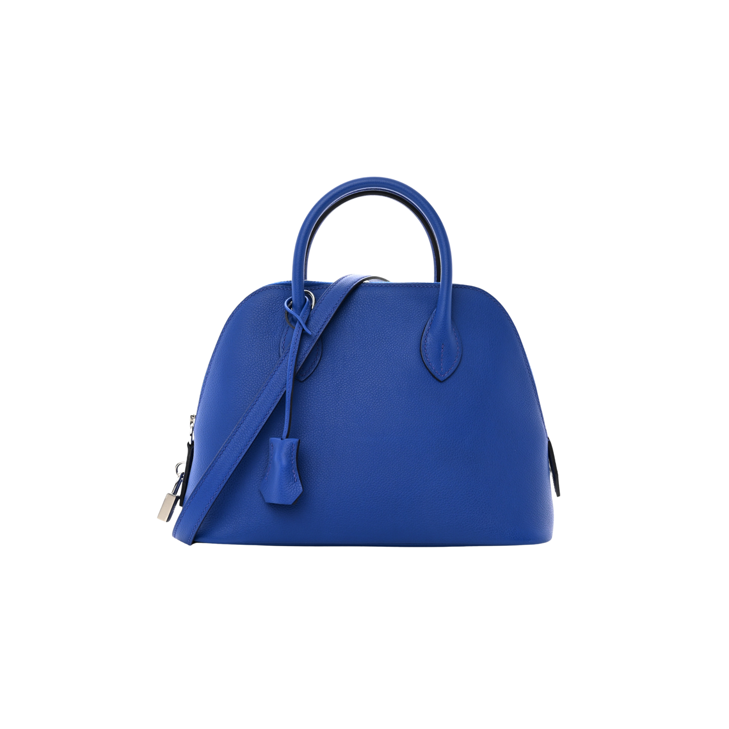 Hermes Bolide 25 Bleu France Evercolor Leather