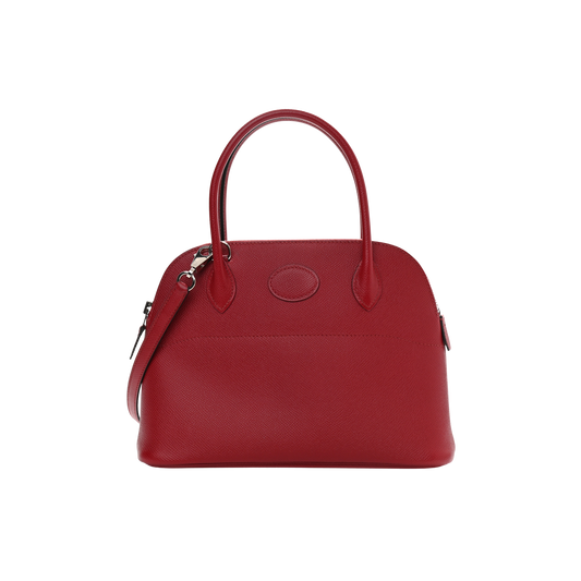 Hermes Bolide 27 Rouge Grenat Epsom Leather
