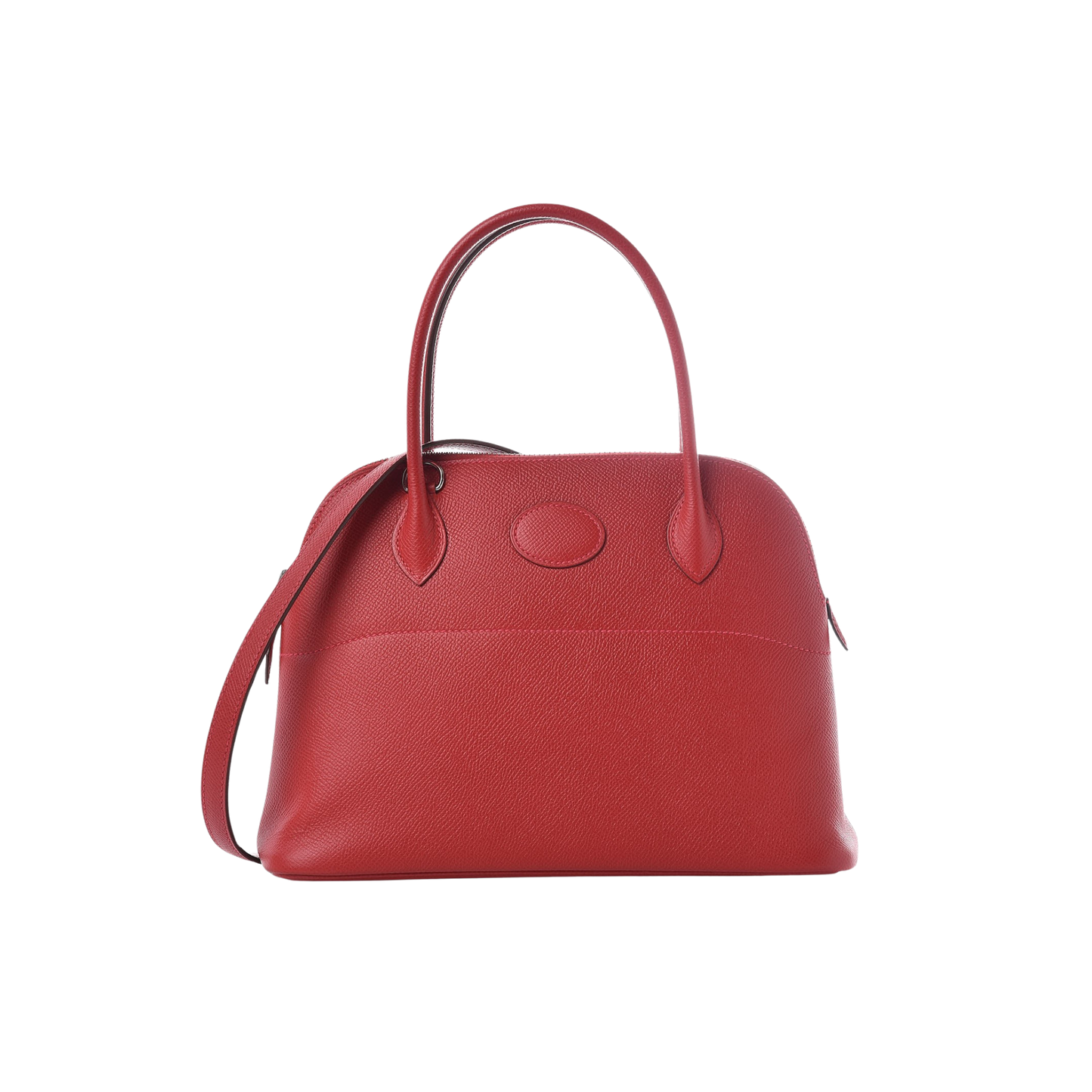 Hermes Bolide 27 Rouge Casaque Epsom Leather
