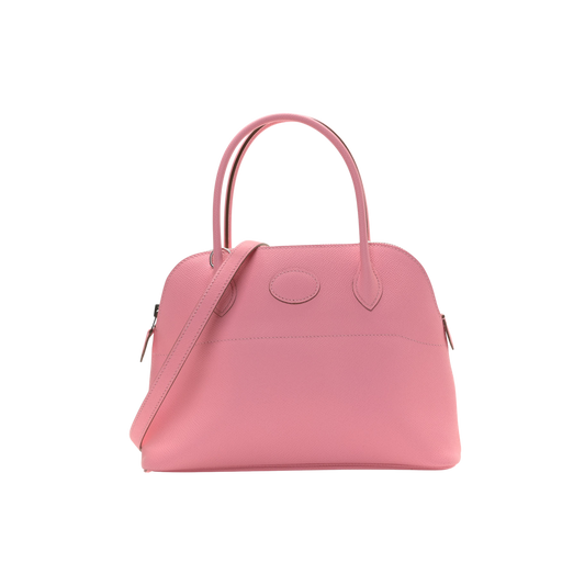 Hermes Bolide 27 Rose Confetti Epsom Leather