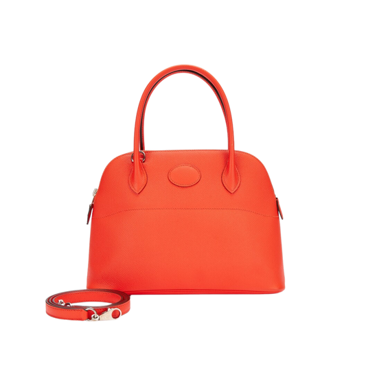 Hermes Bolide 27 Rose Jaipur Epsom Leather