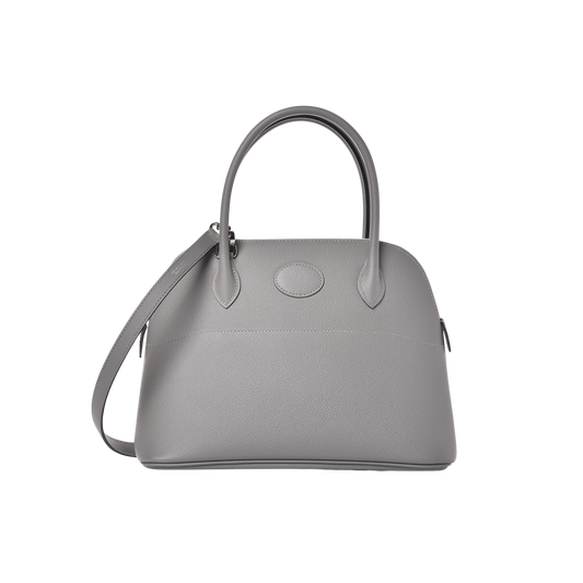 Hermes Bolide 27 Gris Mouette Epsom Leather