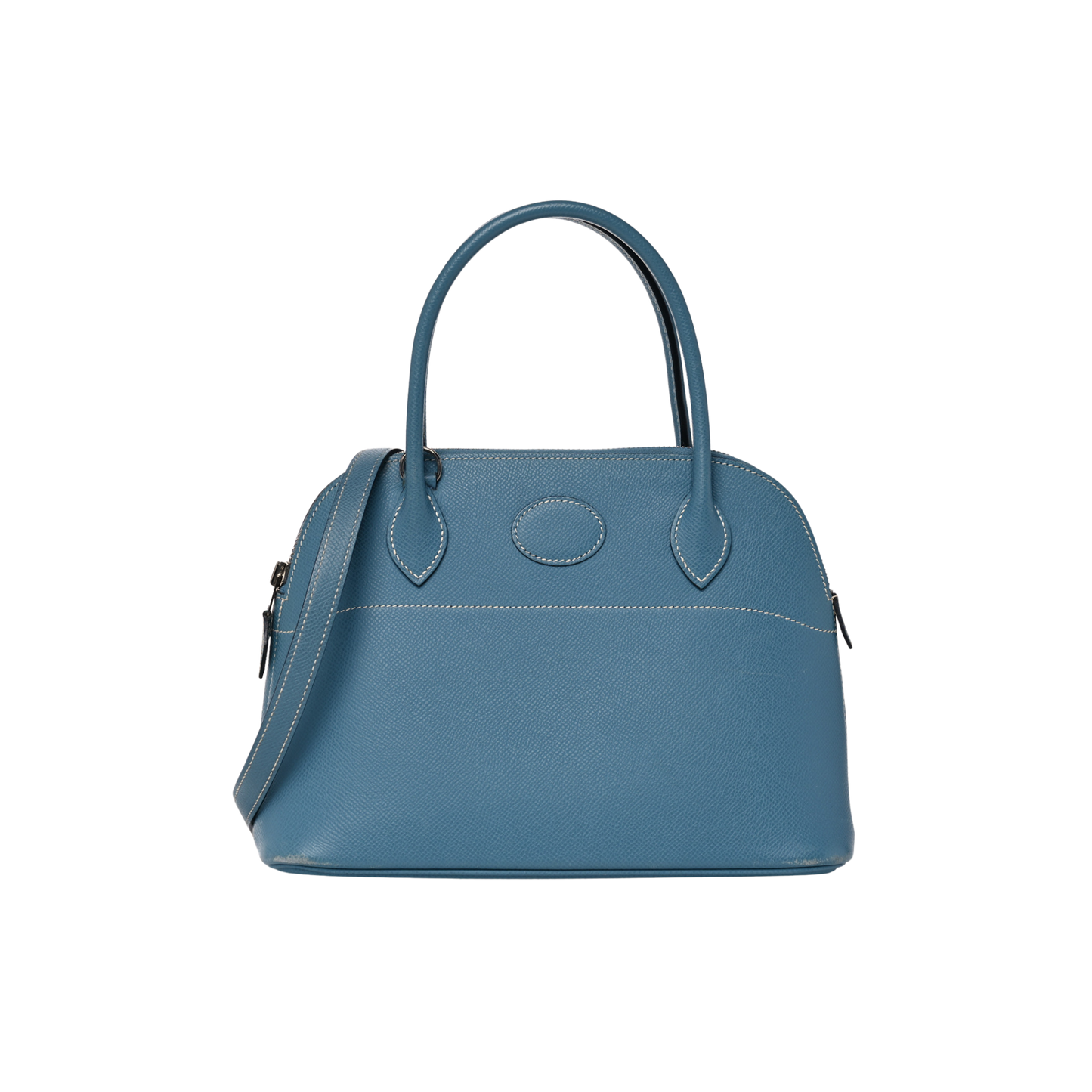 Hermes Bolide 27 Bleu Jean Epsom Leather