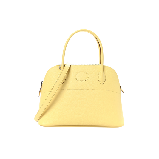 Hermes Bolide 27 Jaune Poussin Epsom Leather
