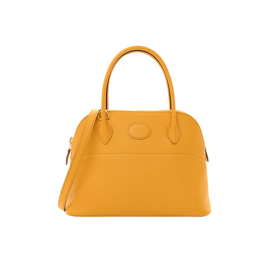 Hermes Bolide 27 Jaune Ambre Epsom Leather