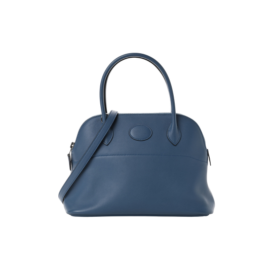 Hermes Bolide 27 Bleu Agate Swift Leather