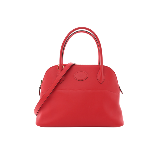 Hermes Bolide 27 Rouge de Coeur Swift Leather