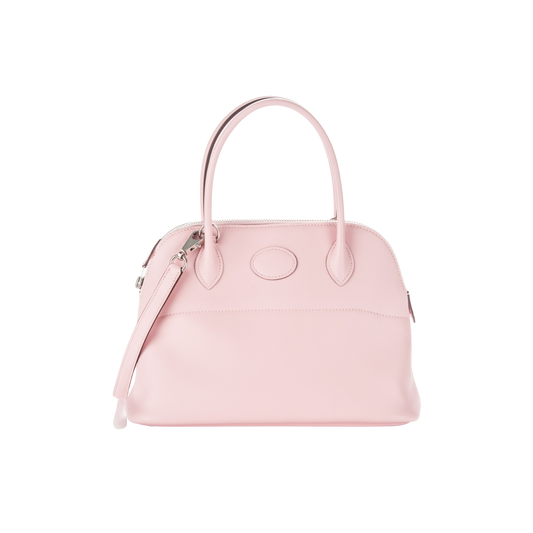 Hermes Bolide 27 Rose Sakura Swift Leather