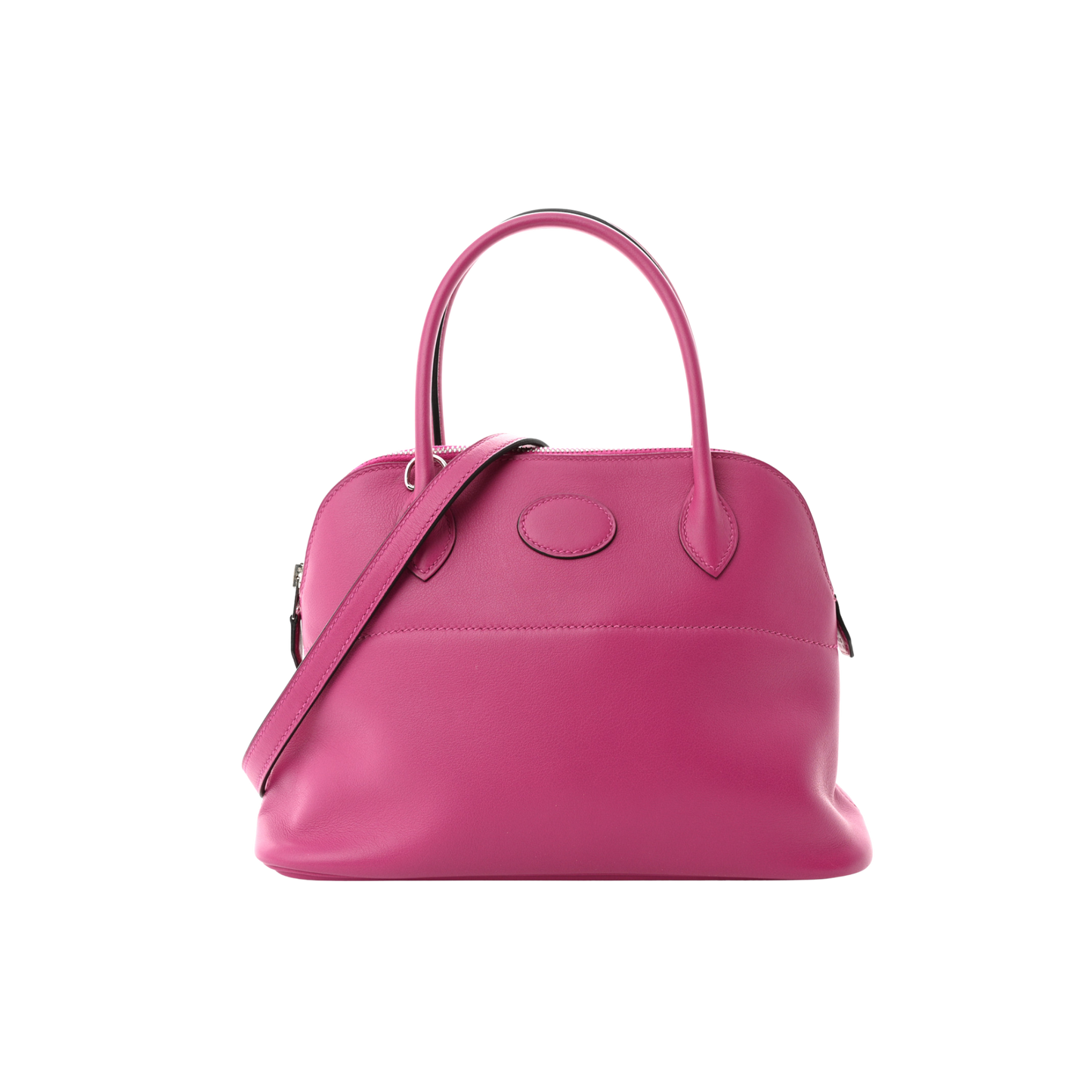 Hermes Bolide 27 Rose Pourpre Swift Leather