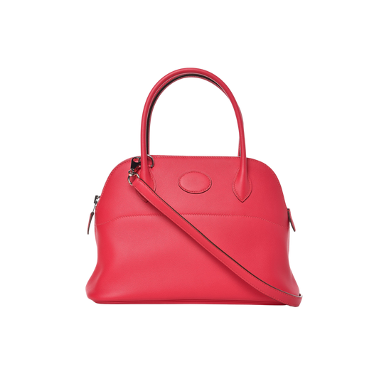 Hermes Bolide 27 Rose Extreme Swift Leather