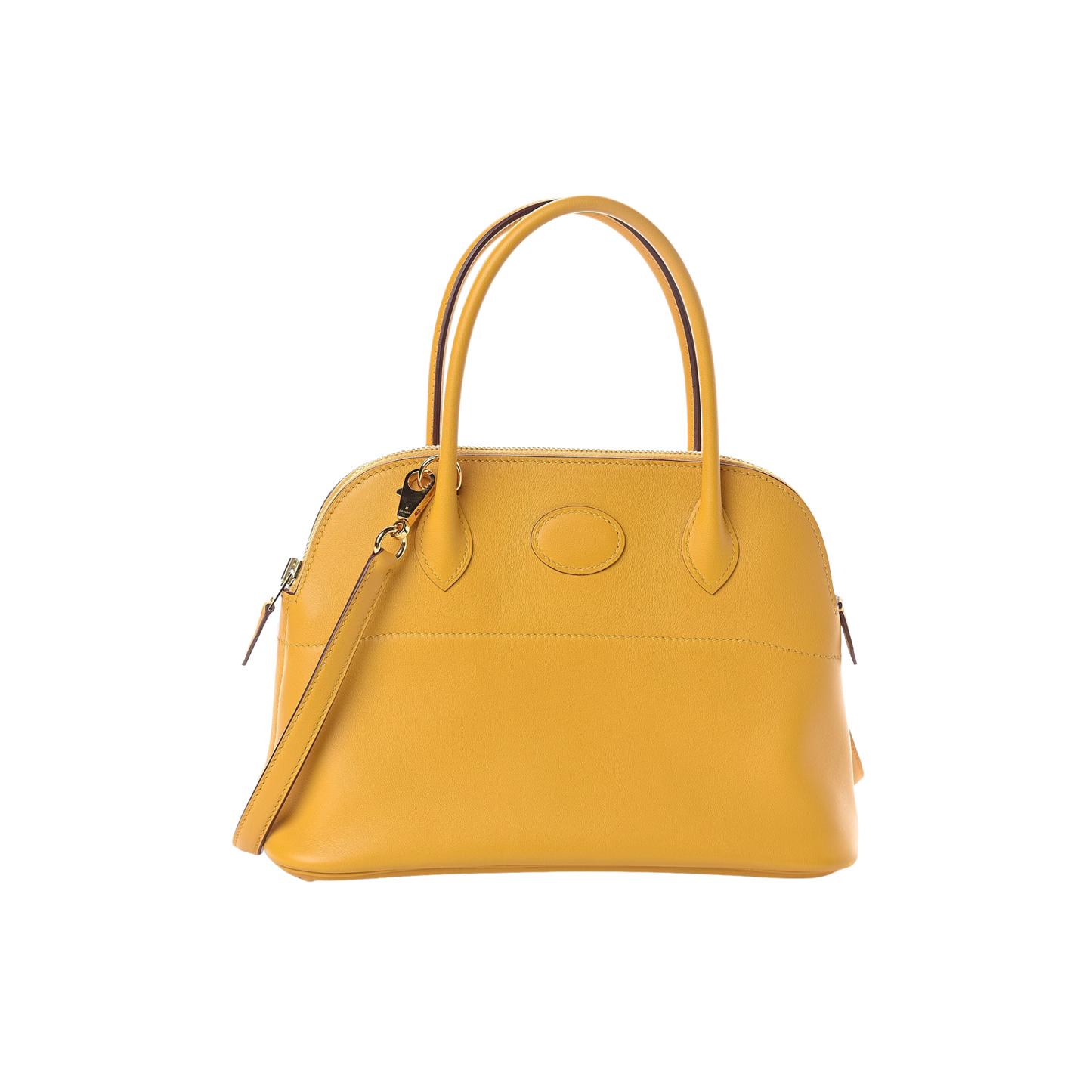 Hermes Bolide 27 Jaune Ambre Swift Leather