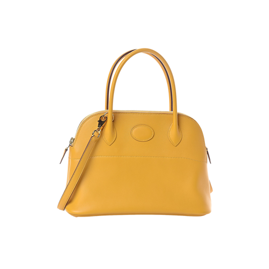 Hermes Bolide 27 Jaune Ambre Swift Leather