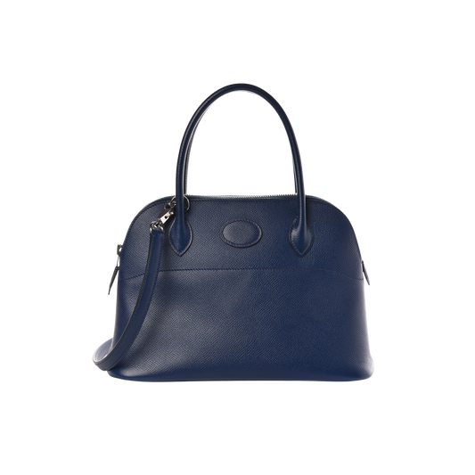 Hermes Bolide 27 Bleu de Prusse Epsom Leather