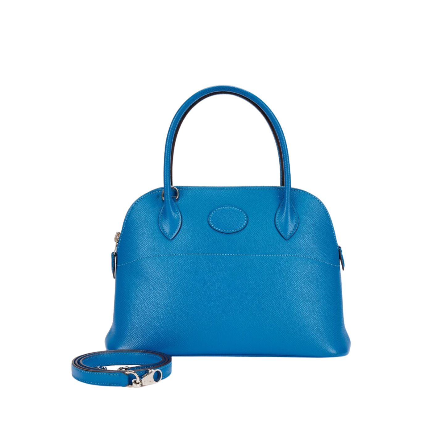 Hermes Bolide 27 Bleu Mykonos Epsom Leather
