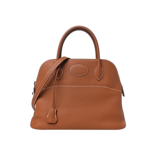 Hermes Bolide 31 Gold Clemence Leather