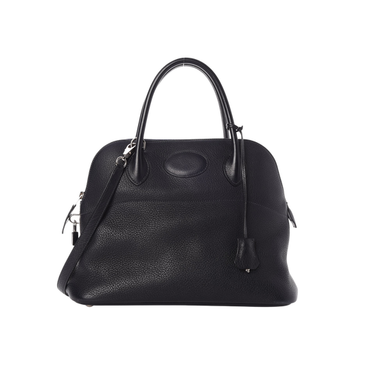 Hermes Bolide 31 Bleu Nuit Clemence Leather