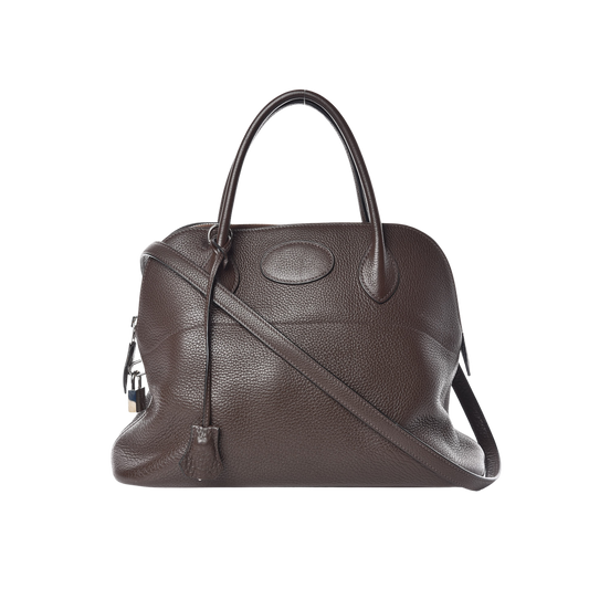 Hermes Bolide 31 Chocolat Clemence Leather