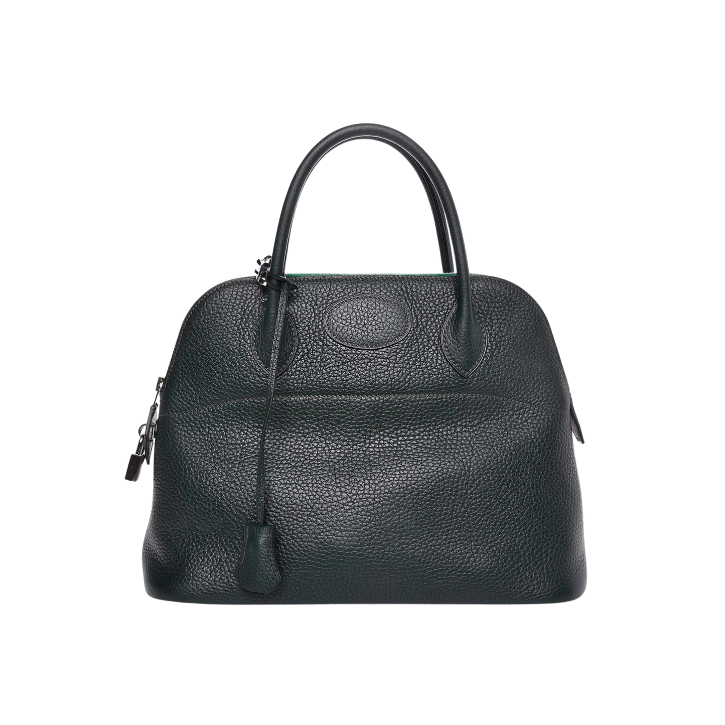 Hermes Bolide 31 Vert Fonce Clemence Leather