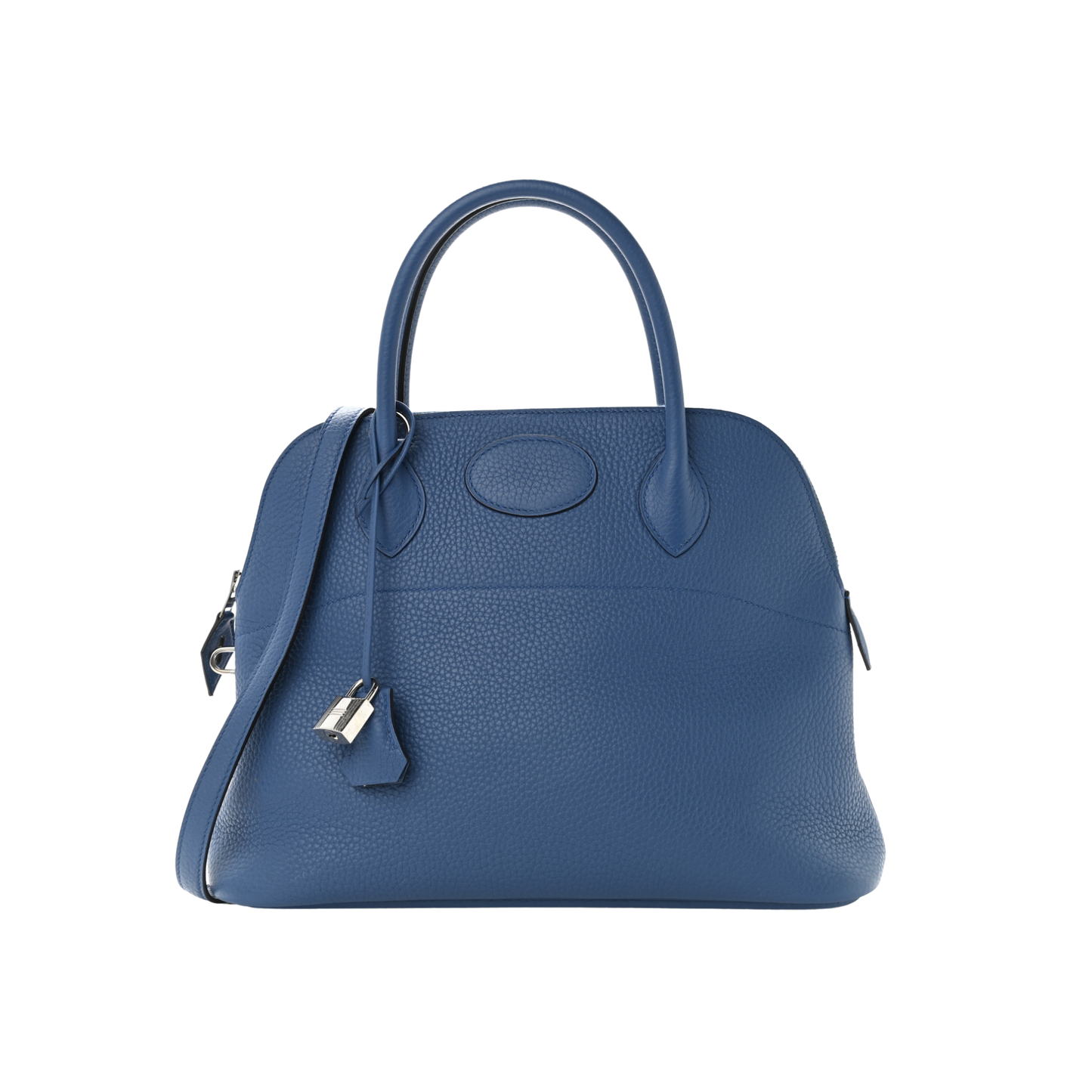Hermes Bolide 31 Bleu Agate Clemence Leather