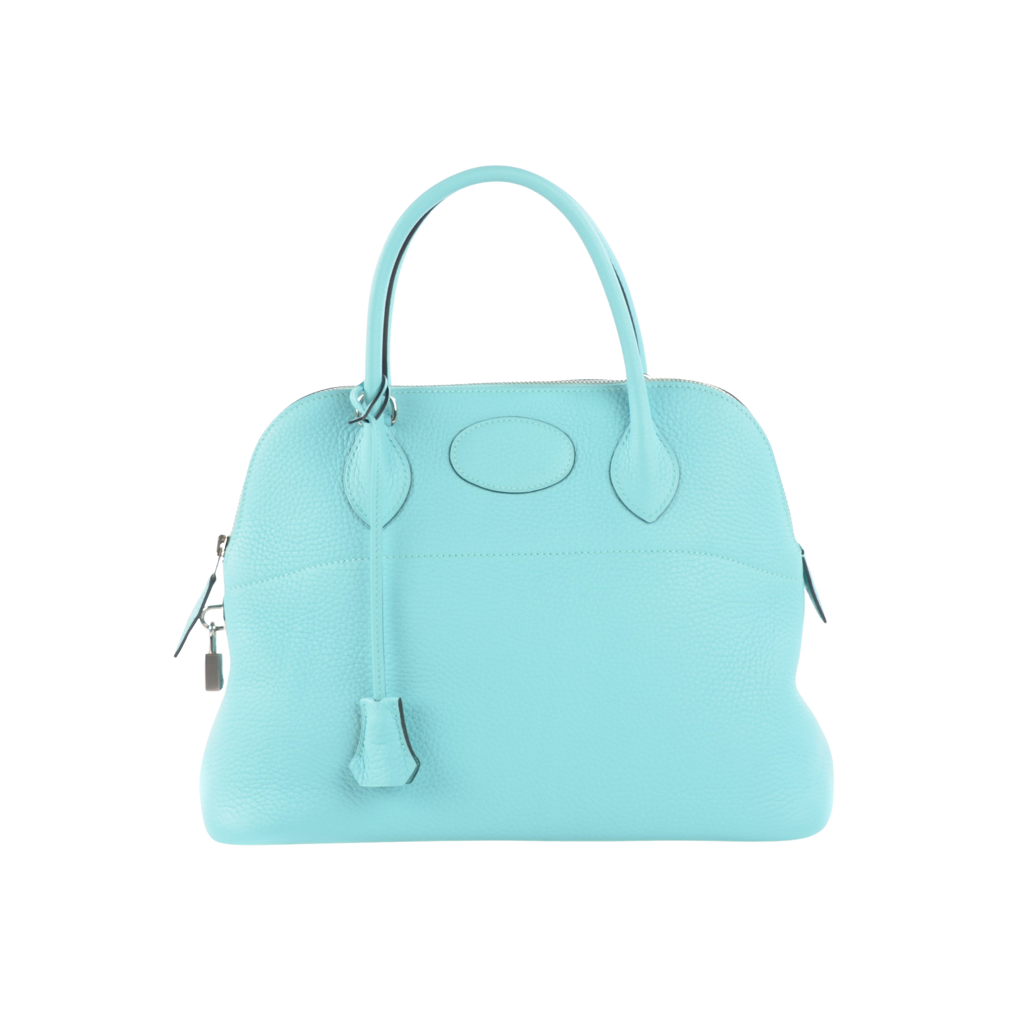Hermes Bolide 31 Bleu Atoll Clemence Leather