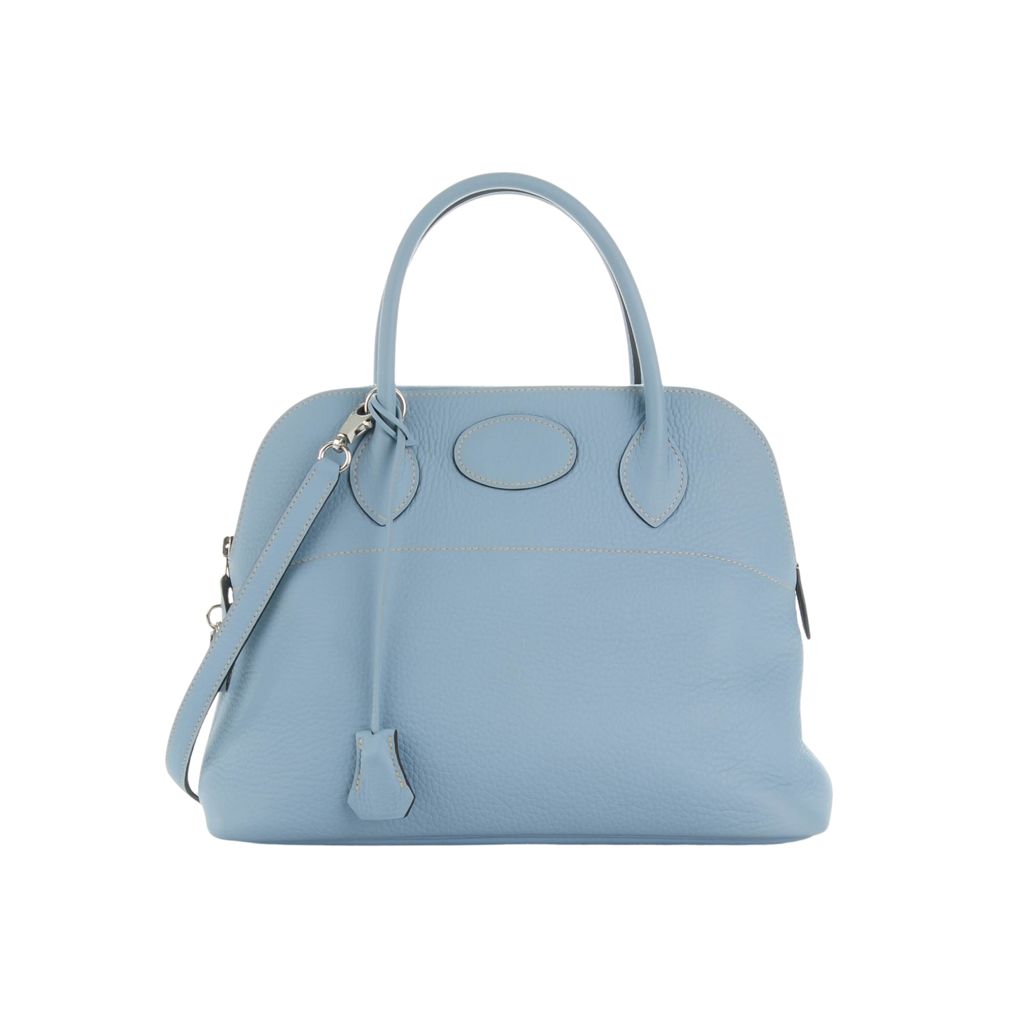Hermes Bolide 31 Bleu Lin Clemence Leather