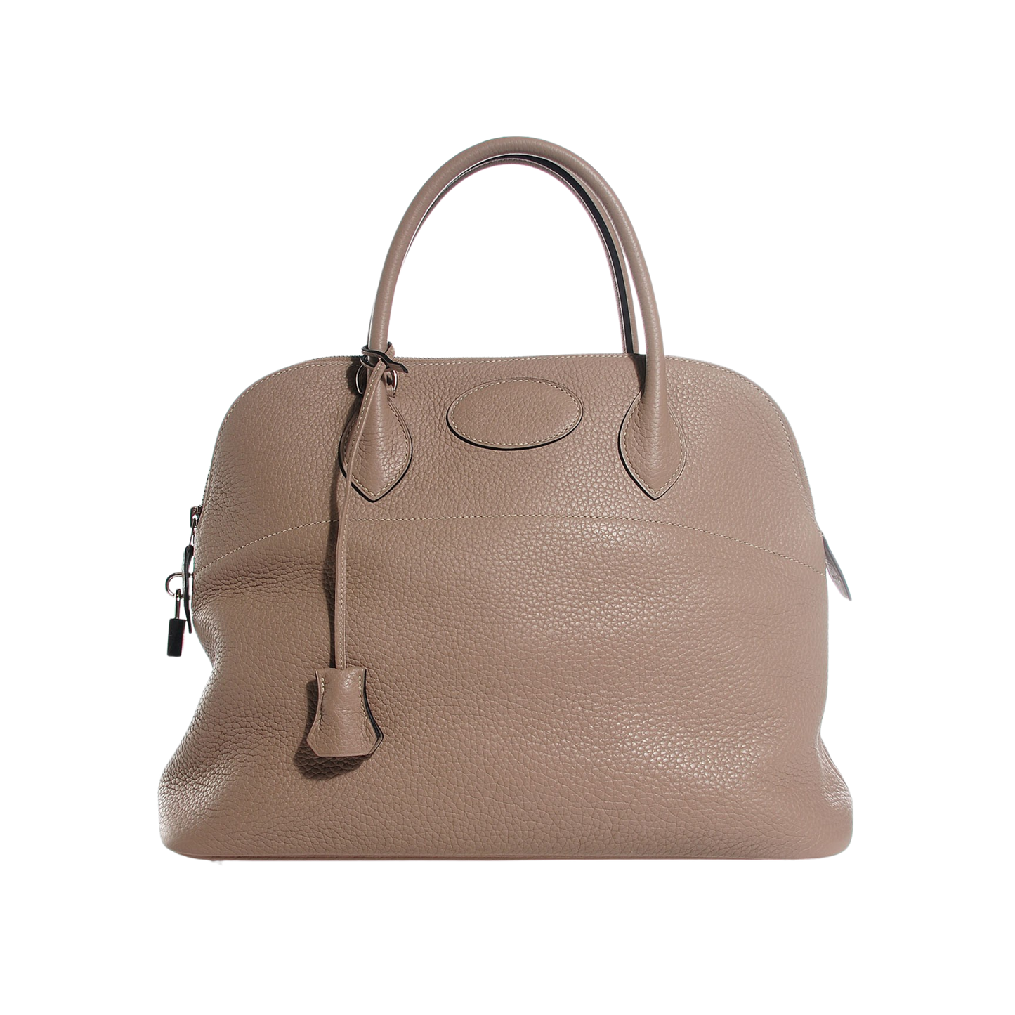 Hermes Bolide 35 Gris Tourterelle Clemence Leather