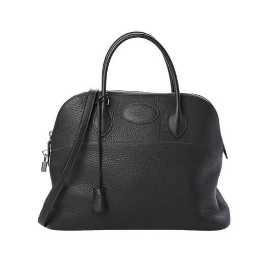 Hermes Bolide 35 Graphite Clemence Leather