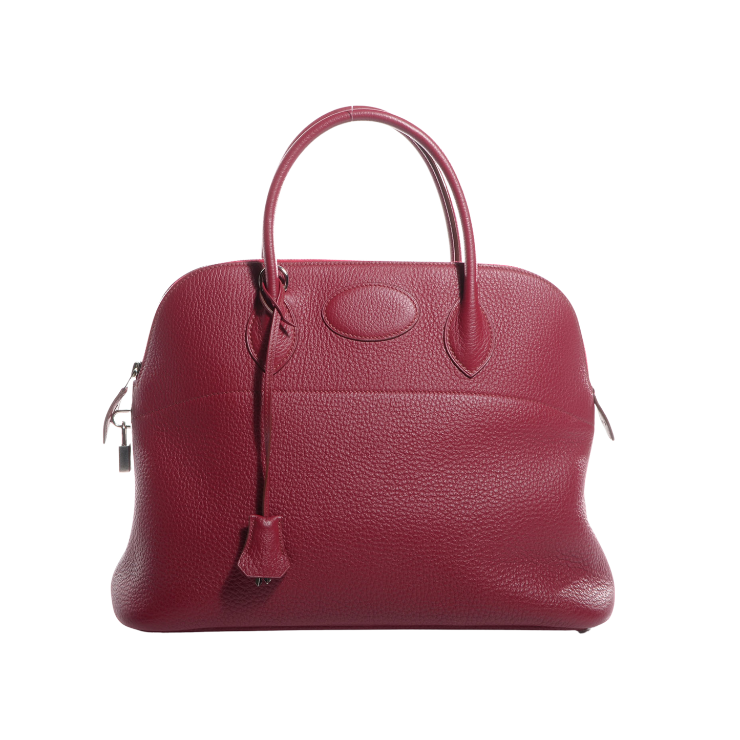 Hermes Bolide 35 Rubis Clemence Leather