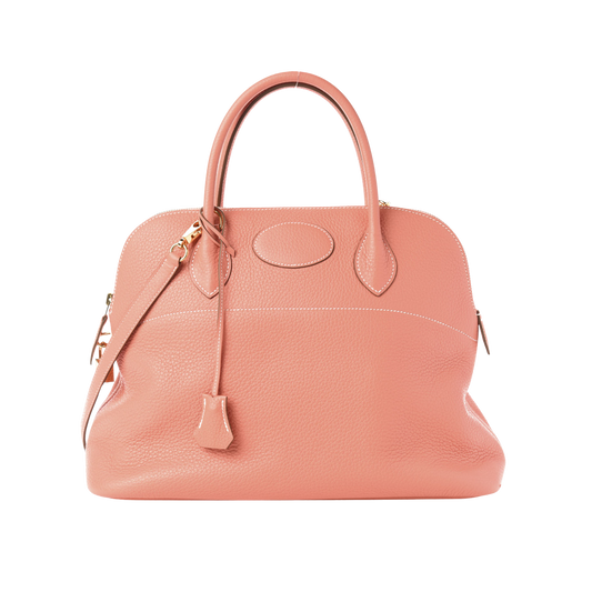 Hermes Bolide 35 Crevette Clemence Leather