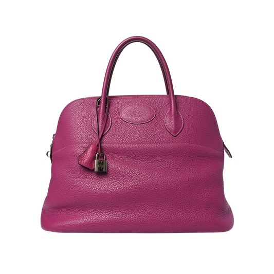 Hermes Bolide 35 Tosca Clemence Leather