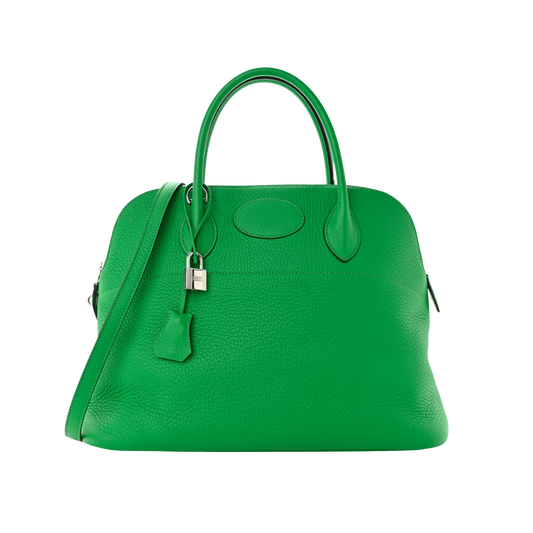 Hermes Bolide 35 Menthe Clemence Leather