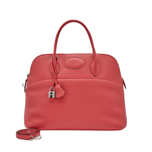 Hermes Bolide 35 Bougainvillier Clemence Leather