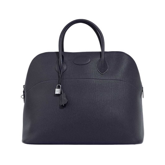 Hermes Bolide 45 Bleu Nuit Togo Leather