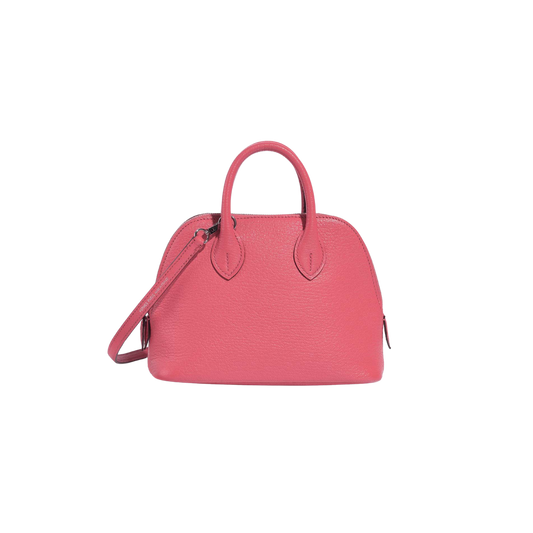 Hermes Bolide Mini Rose Lipstick Chevre Mysore Leather