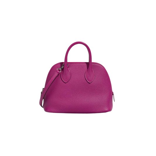 Hermes Bolide Mini Rose Pourpre Chevre Mysore Leather