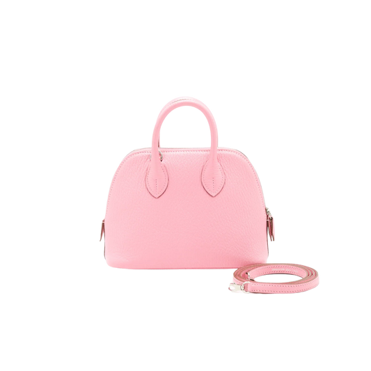Hermes Bolide Mini Rose Confetti Chevre Mysore Leather