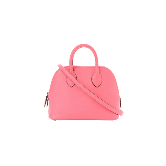 Hermes Bolide Mini Rose Azalee Chevre Mysore Leather
